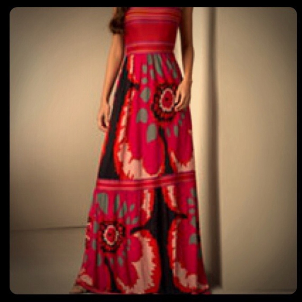 Missoni Red and Pink Floral Dress